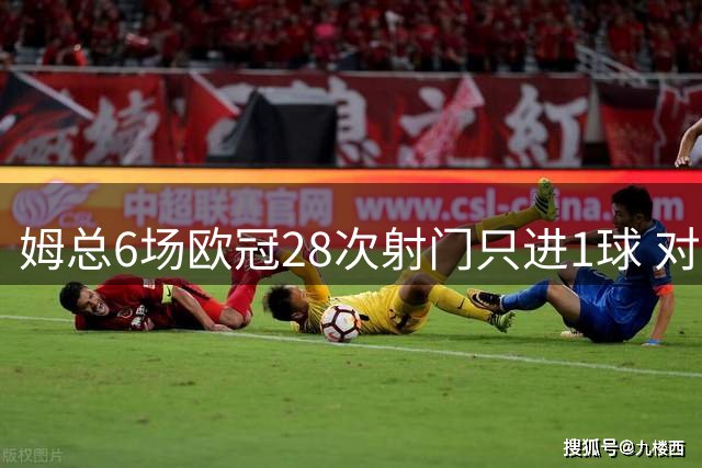姆总6场欧冠28次射门只进1球 对米兰8脚未破门